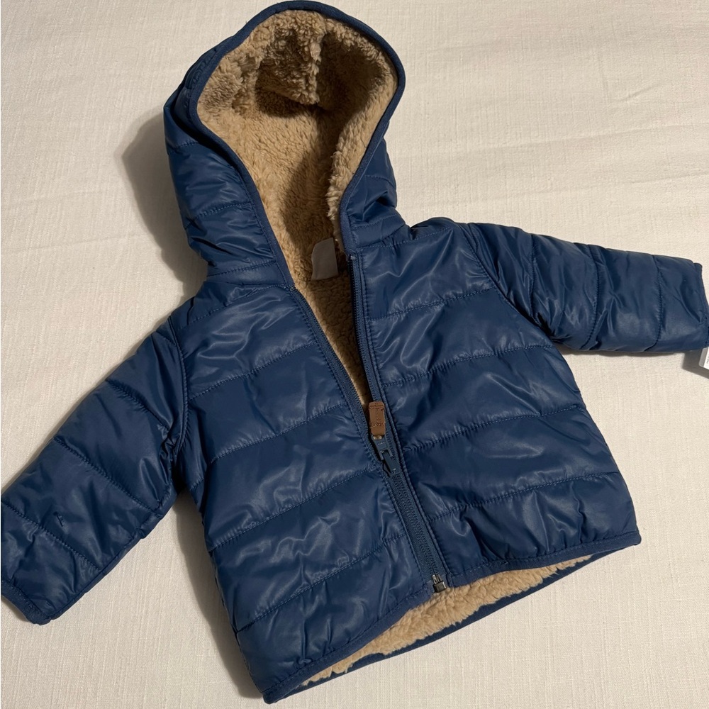 Reversible puffer jacket
